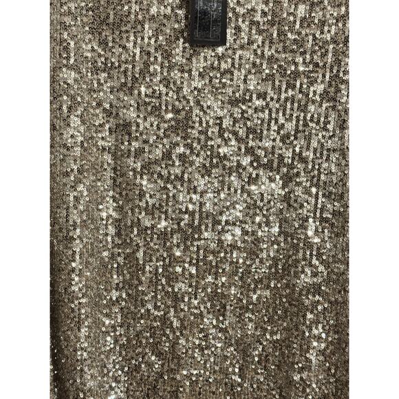 Cable & Gauge Sequin Special Occasion Blouse Top Shirt Sz 1X plus Christmas NYE - Picture 2 of 10